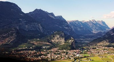 The mighty castle of Arco watches over the town of the same name and the Sarca valley