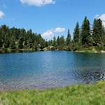 An den Ufern des Puntleider Sees