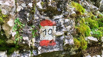 Die Wanderung zum Karersee ist gut markiert