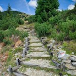 Der Anstieg auf die Leiterspitze ist gut markiert