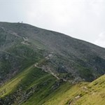 Der teilweise recht steile Abstieg von der Plosehütte zum Leonharder Kreuz
