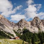 Piz de Sant Antone und Furcia dei Fers im Hintergrund