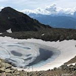 Der Kassiansee unterhalb der Kassianspitze