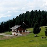 Inmitten sanfter Almwiesen liegt die gemütliche Gschnagenhardt-Hütte