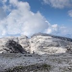 Blick auf den Sass Pordoi