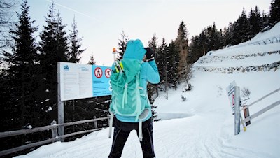 Am Beginn der Rosskopf Rodelbahn