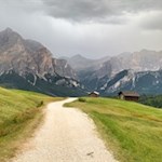 Vor malerischer Kulisse zurück nach St. Kassian