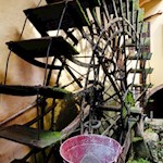 Zahlreiche Mühlen prägen das beschauliche Borghetto