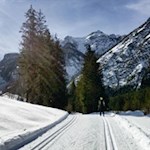 Langlauf Loipe im Höhlensteintal