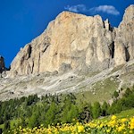 Blick auf die Rotwand von der Masarè Hütte