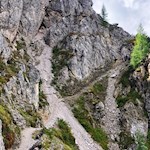 Anstieg auf die Rotwandköpfe