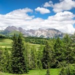 Neben uns erheben sich die Villnösser Geisler