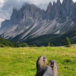 Riposare sullo sfondo idilliaco delle Grande Odla