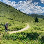 Auf dem Ratschinger Almenweg zur Kalcheralm