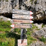 Schließlich zweigt der Weg Nr. 8A in Richtung Würzjoch ab