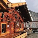 Die Sonnenterrasse der Moarhofalm