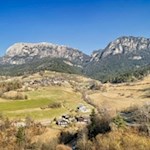 Schlern und Hammerwand scheinen über Ums zu wachen