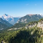 Der Monte Piano in der Bildmitte war im Ersten Weltkrieg Schauplatz grausamer Kämpfe