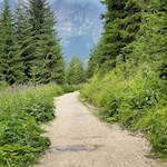 Auf dem Rückweg zum Karersee