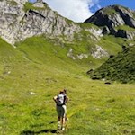 Über abgeschiedene Hänge zur Valsscharte und zum Eisbruggsee