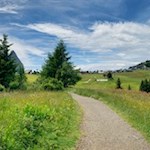 Der Rückweg von der Tuene Hütte erfolgt auf dem Hinweg