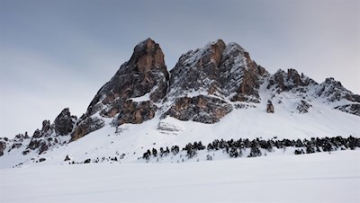 Peitlerkofel im Winter