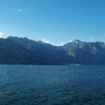 View of Limone on lake Garda