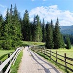 Auf sanften Wegen zur Munt de Valparola