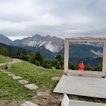 Ein begehrtes Fotomotiv auf dem Rückweg