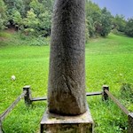 Meilenstein bei Ehrenburg