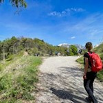 Only a few meters separate us from Punta Larici