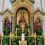 Im Inneren des Wallfahrtskirchleins