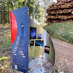 Neun Planetenstationen säumen den Planetenweg Gummer