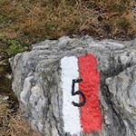 Der Anstieg auf das Terner Jöchl ist gut markiert