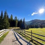 Auf dem Rückweg nach St. Kassian