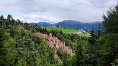 Erdpyramiden am Finsterbach in Ritten