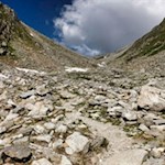 Über Blockwerk zur Edelrauthütte