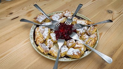 Kaiserschmarrn alla baita Vaciara