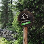 Die Ciampcios Hütte ist im Sommer und im Winter geöffnet