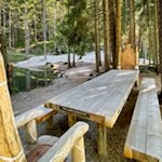 Teile der Wanderung führen den Oswald-von-Wolkenstein-Steig entlang