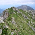 Der letzte Anstieg auf den Fallmetzer führt über eine steil abfallende, leicht ausgesetzte Passage