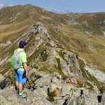 Abstieg über den Nordgrat des Sambock