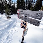 Vom Parkplatz Kaiserstein folgt man zunächst dem Weg Nr. 9