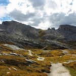 Vom Grödner Joch zur Puezhütte
