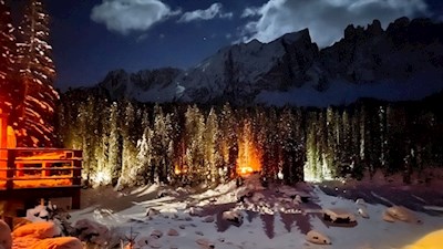 Weihnachtsmarkt Karersee