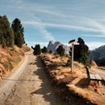 Kurz vor der Schatzerhütte zweigt der Weg Nr. 14A ab