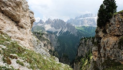 Blick auf die gegenüberliegenden Cirspitzen