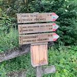 Der Weg Nr. 24 führt zur Burg Sprechenstein