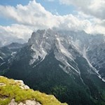Vista dal monte Piana al monte Cristallo