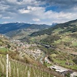 Auf dem Weg nach Villanders öffnen sich schöne Ausblicke